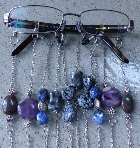 Sodalite Eyeglass Lanyard - She-Rock Canada