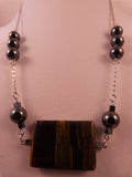 Banded Iron and Hematite Necklace - She-Rock Canada