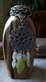 Pineapple Quartz and Greenstone Dangle Necklace - She-Rock Canada