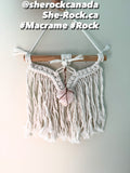 Rock 9" Macrame Wall Hang 2025