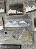 Wood & Barn Art-Various: Rock Mountain Scapes