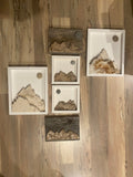 Wood & Barn Art-Various: Rock Mountain Scapes