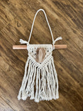 Rock 9" Macrame Wall Hang 2025