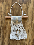 Rock 9" Macrame Wall Hang 2025