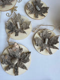 Wood and Bark Canada Tree Ornament