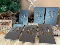 Geometric Rock Earrings