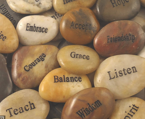 Word pebbles - She-Rock Canada