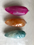 Agate Coloured Tooth Pendants 3-5cm