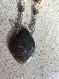 Bronzite and Wood Jasper Necklace - She-Rock Canada