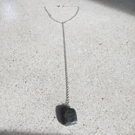 Labradorite Tie necklace - She-Rock Canada