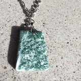 Veined Greenstone Pendant Necklace - She-Rock Canada