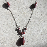 Poppy Jasper and Nugget Necklace - She-Rock Canada