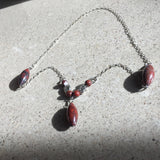 Poppy Jasper and Nugget Necklace - She-Rock Canada