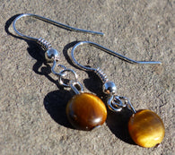 Tiger Eye Earrings - She-Rock Canada