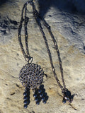 Antique Hematite Dangle Necklace - She-Rock Canada