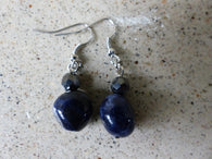 Sodalite earrings - She-Rock Canada