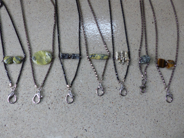 Stone Necklace Lanyards - She-Rock Canada