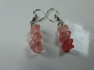 Watermelon Quartz Earrings - She-Rock Canada