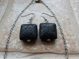 Black Basalt Lava stone Necklace - She-Rock Canada