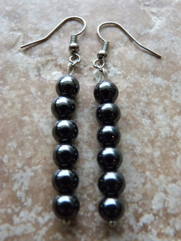 Hemitite strand Earrings - She-Rock Canada