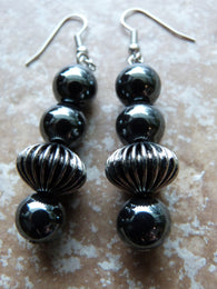 Hematite Dangle Earrings - She-Rock Canada