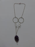 Amethyst and Howlite Necklace - She-Rock Canada