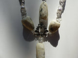 Stone Bridal Hair Accessories-Dalmation Quartz - She-Rock Canada