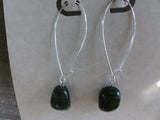 Nephrite Jade Loop Earrings - She-Rock Canada