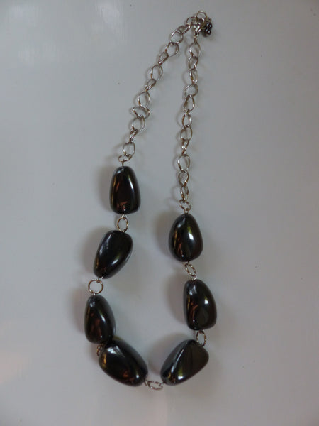 Hematite Chunky Necklace - She-Rock Canada
