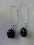 Nephrite Jade Loop Earrings - She-Rock Canada