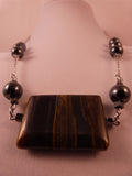 Banded Iron and Hematite Necklace - She-Rock Canada