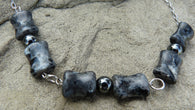 Labradorite and Hematite Necklace - She-Rock Canada