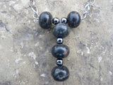 Black and Rose Jasper and Hematite Necklace - She-Rock Canada