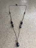 Custom Hematite and Amethyst Necklace 24” - She-Rock Canada