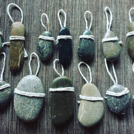 Natural Pebble Ornaments - She-Rock Canada