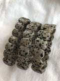 Stretchy bladed and Square Stone Bracelets - She-Rock Canada