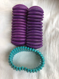 Stretchy bladed and Square Stone Bracelets - She-Rock Canada